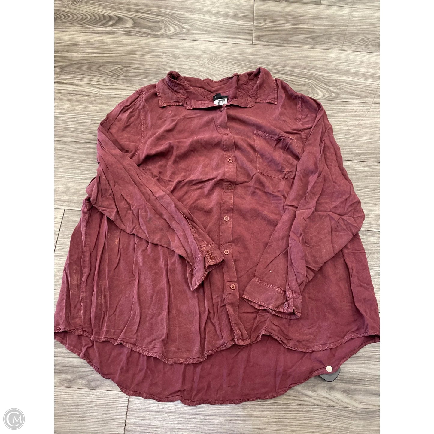 Top Long Sleeve By Torrid In Red, Size: 3x