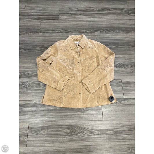 Jacket Other By Coldwater Creek In Brown, Size: 1x
