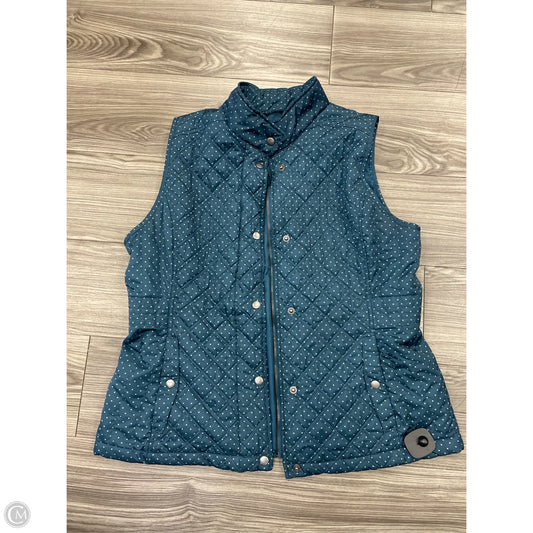 Vest Puffer & Quilted By Merona In Polkadot Pattern, Size: Xxl