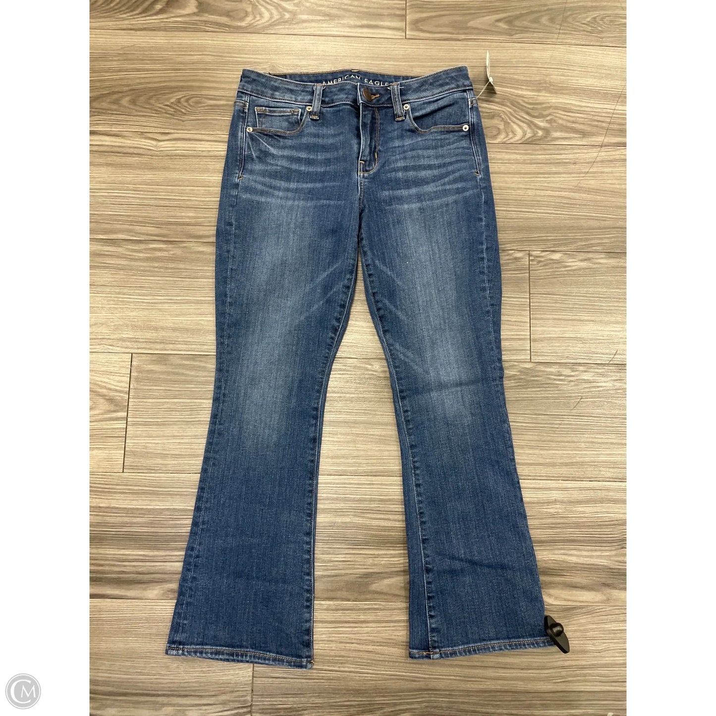 Jeans Boot Cut By American Eagle In Blue, Size: 8p