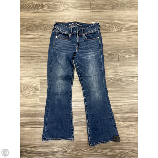 Jeans Boot Cut By American Eagle In Blue, Size: 8p