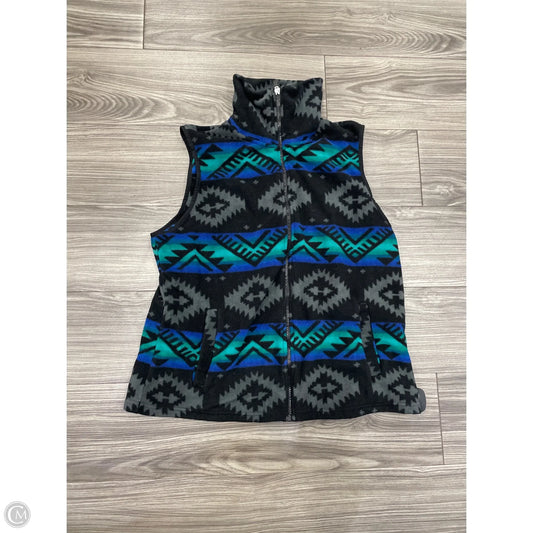 Vest Fleece By Chaps In Blue, Size: Xl