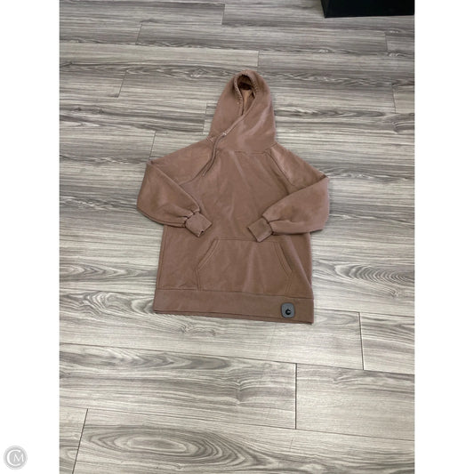 Sweatshirt Hoodie By Zenana In Brown, Size: S