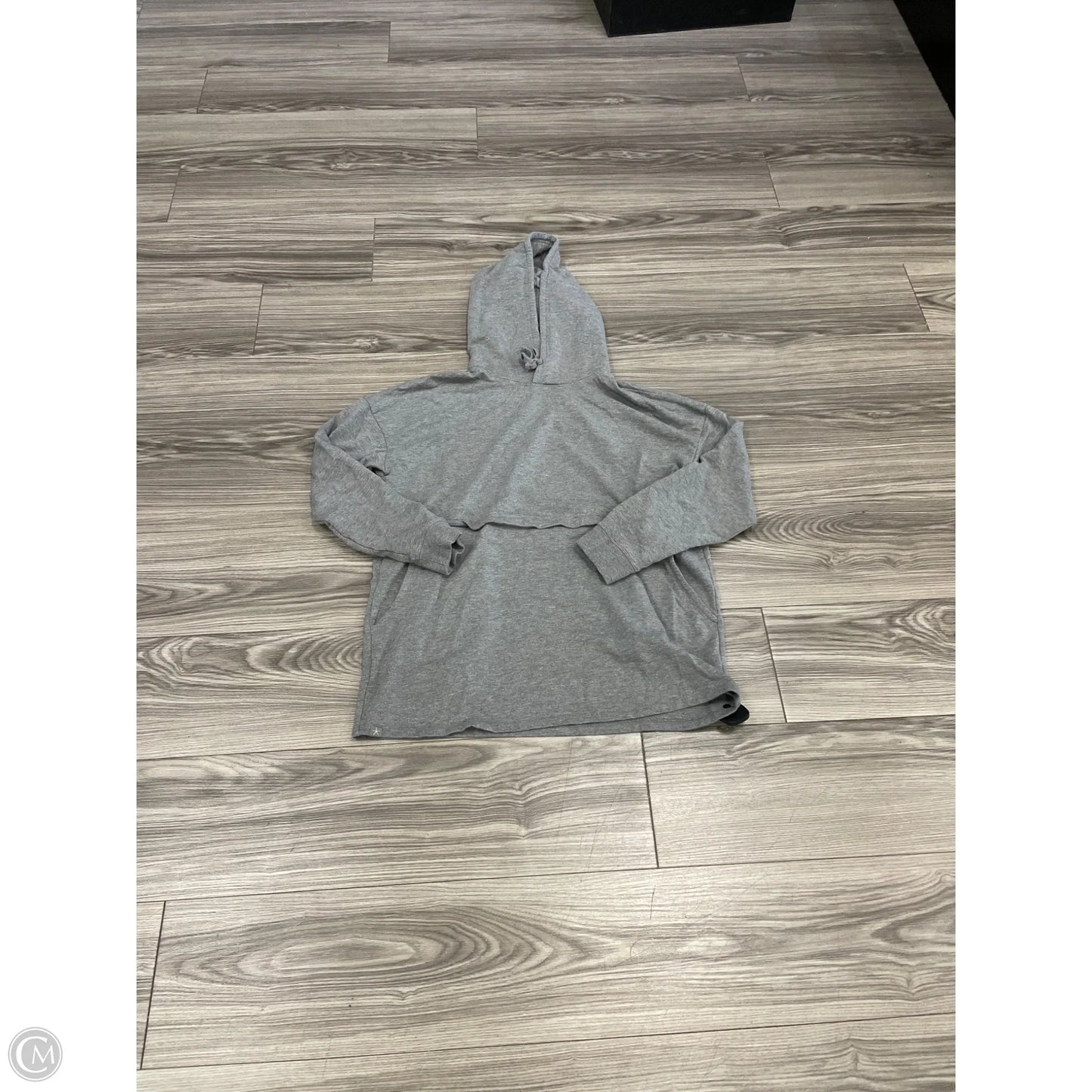 Sweatshirt Hoodie By Barefoot Dreams In Grey, Size: M