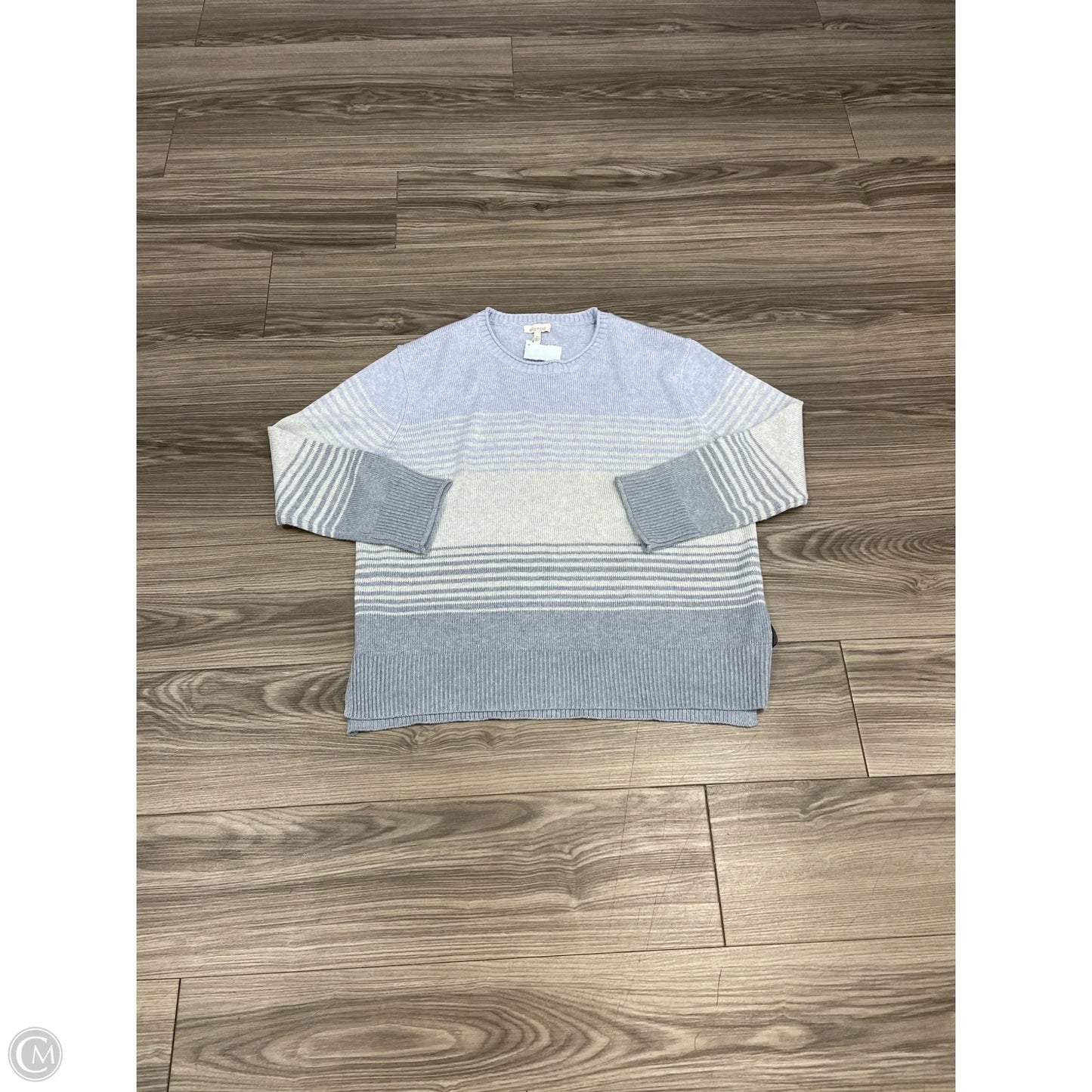 Sweater By Ella Moss In Blue, Size: L