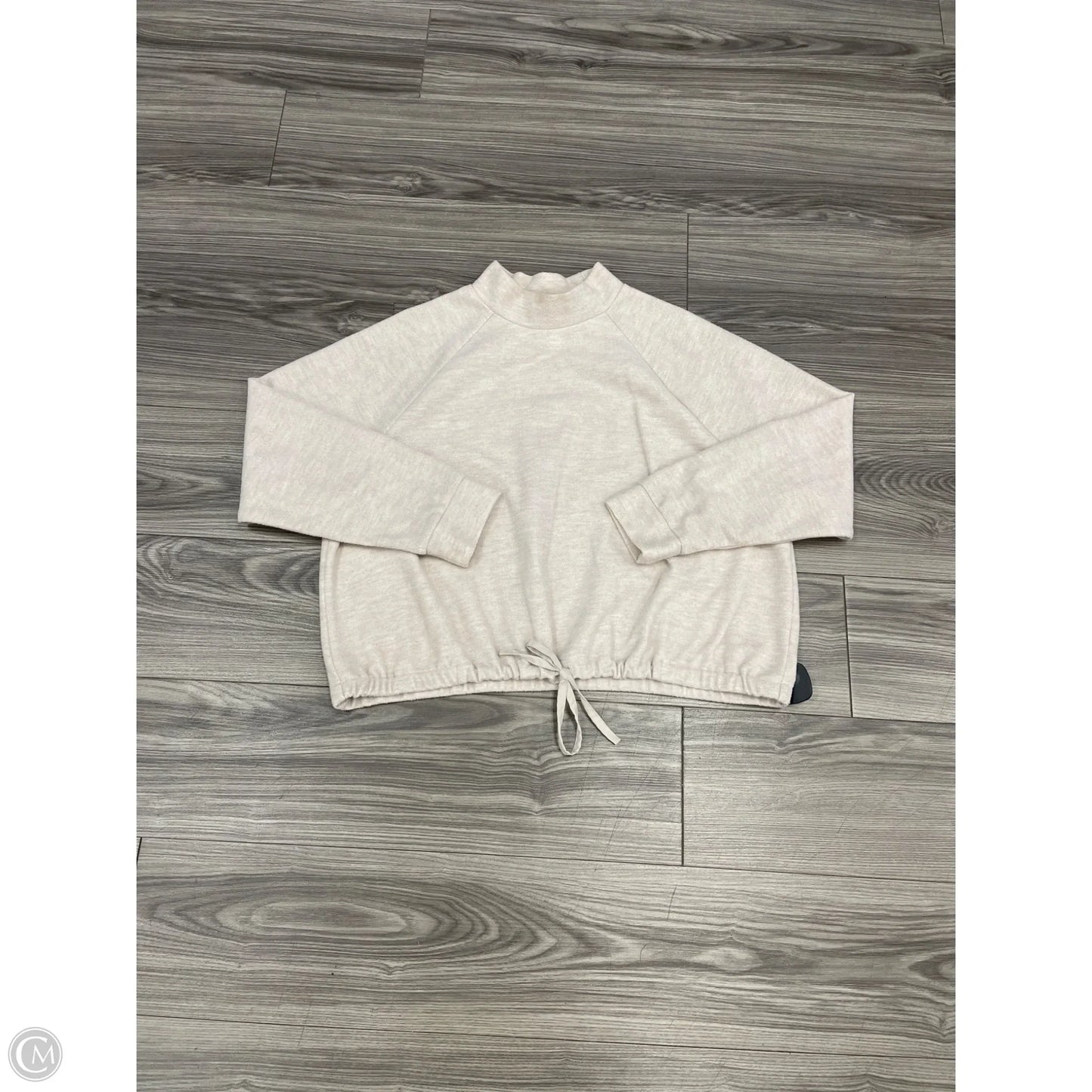 Sweatshirt Collar By Prologue In Cream, Size: Xl