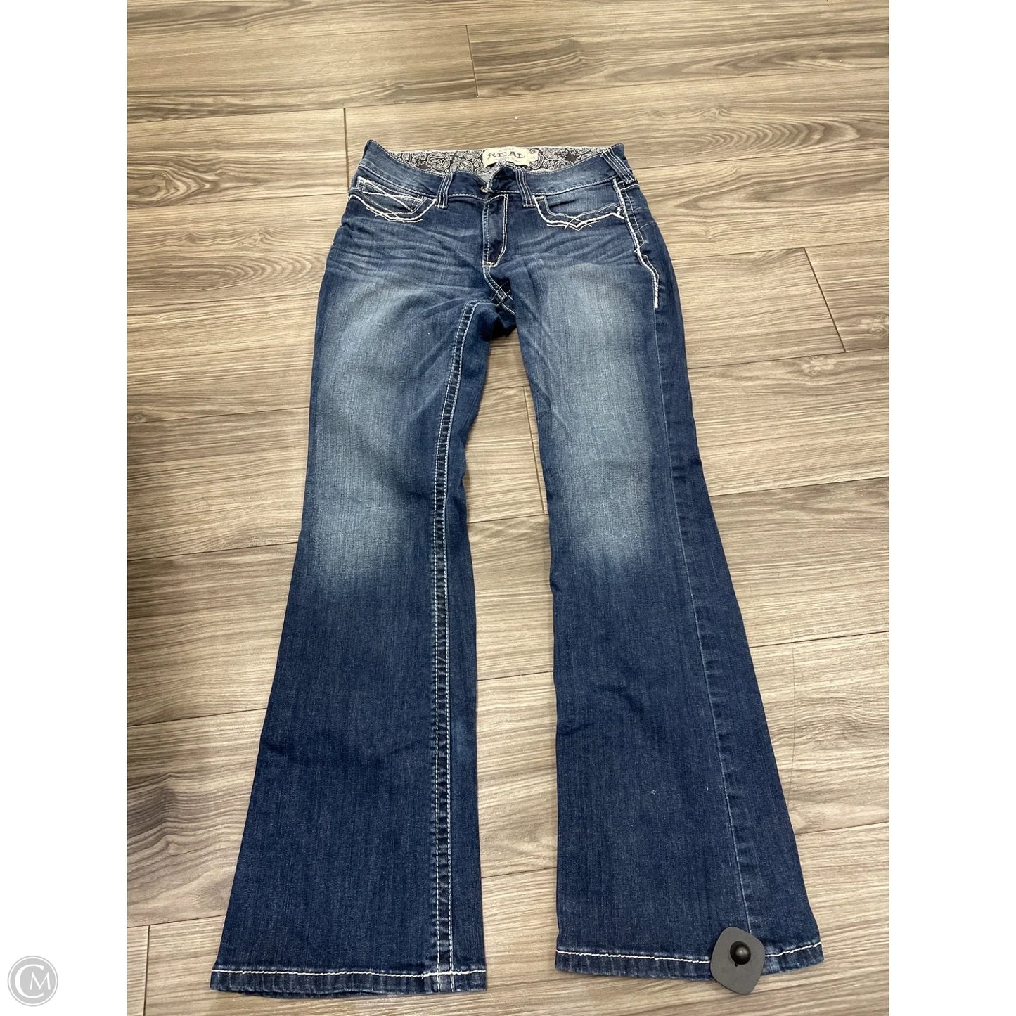 Jeans Boot Cut By Ariat In Blue, Size: 10