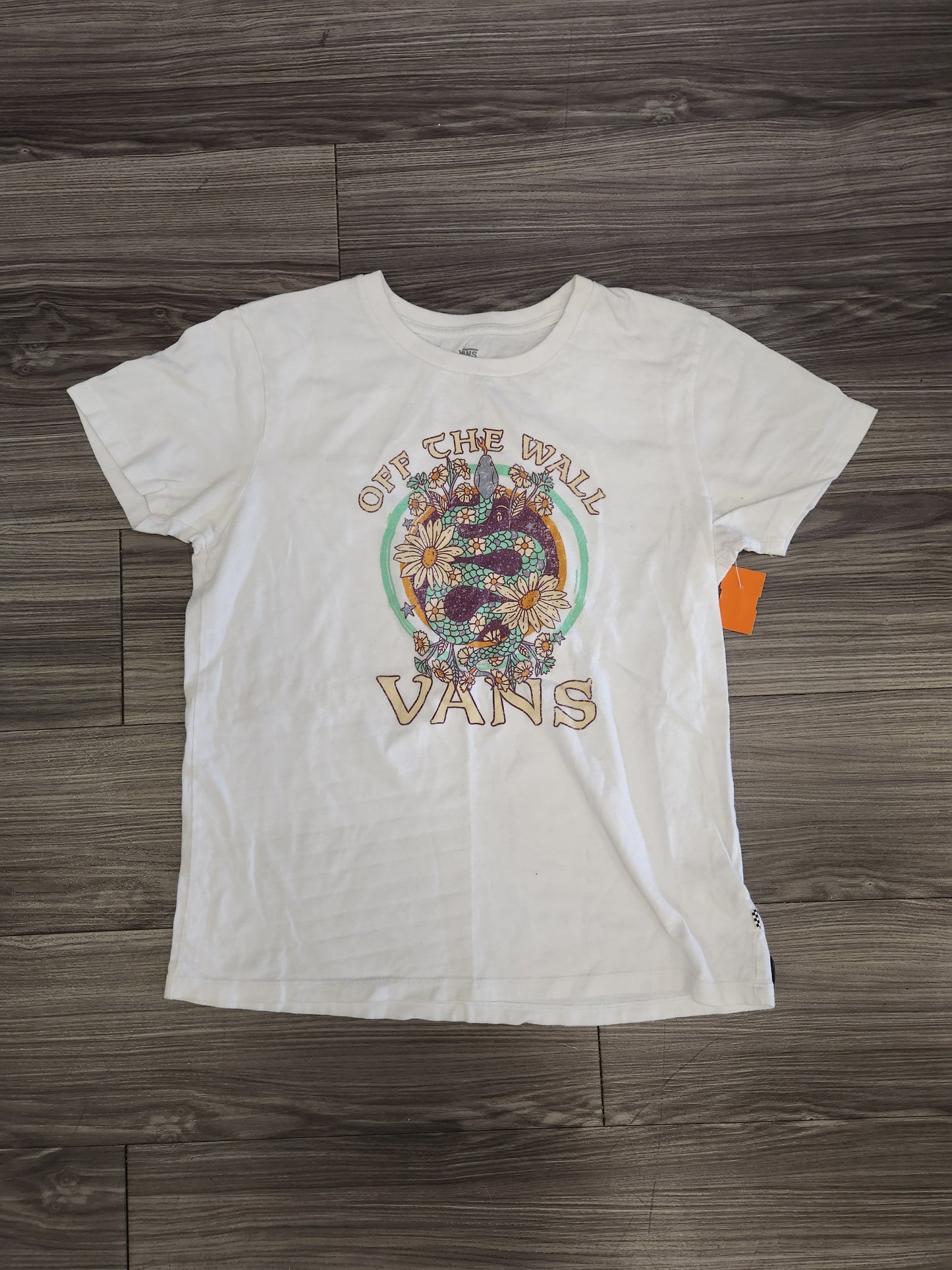 Top Short Sleeve By Vans  Size: L