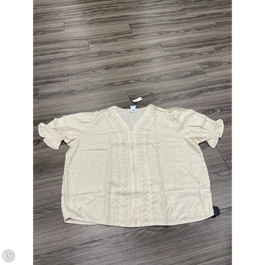 Top Long Sleeve By Maurices In White, Size: 3x