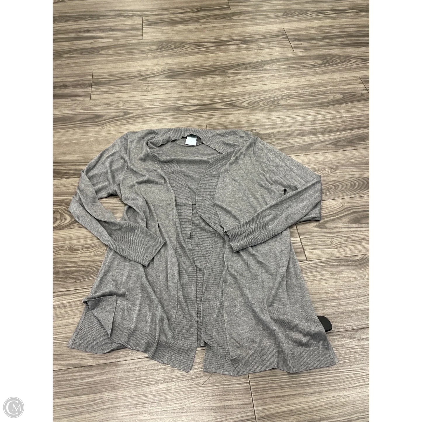 Cardigan By Worthington In Grey, Size: Xxl