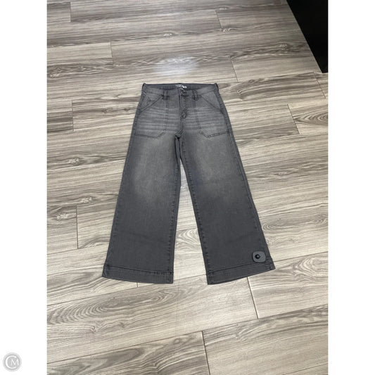 Jeans Wide Leg By Time And Tru In Black, Size: 6