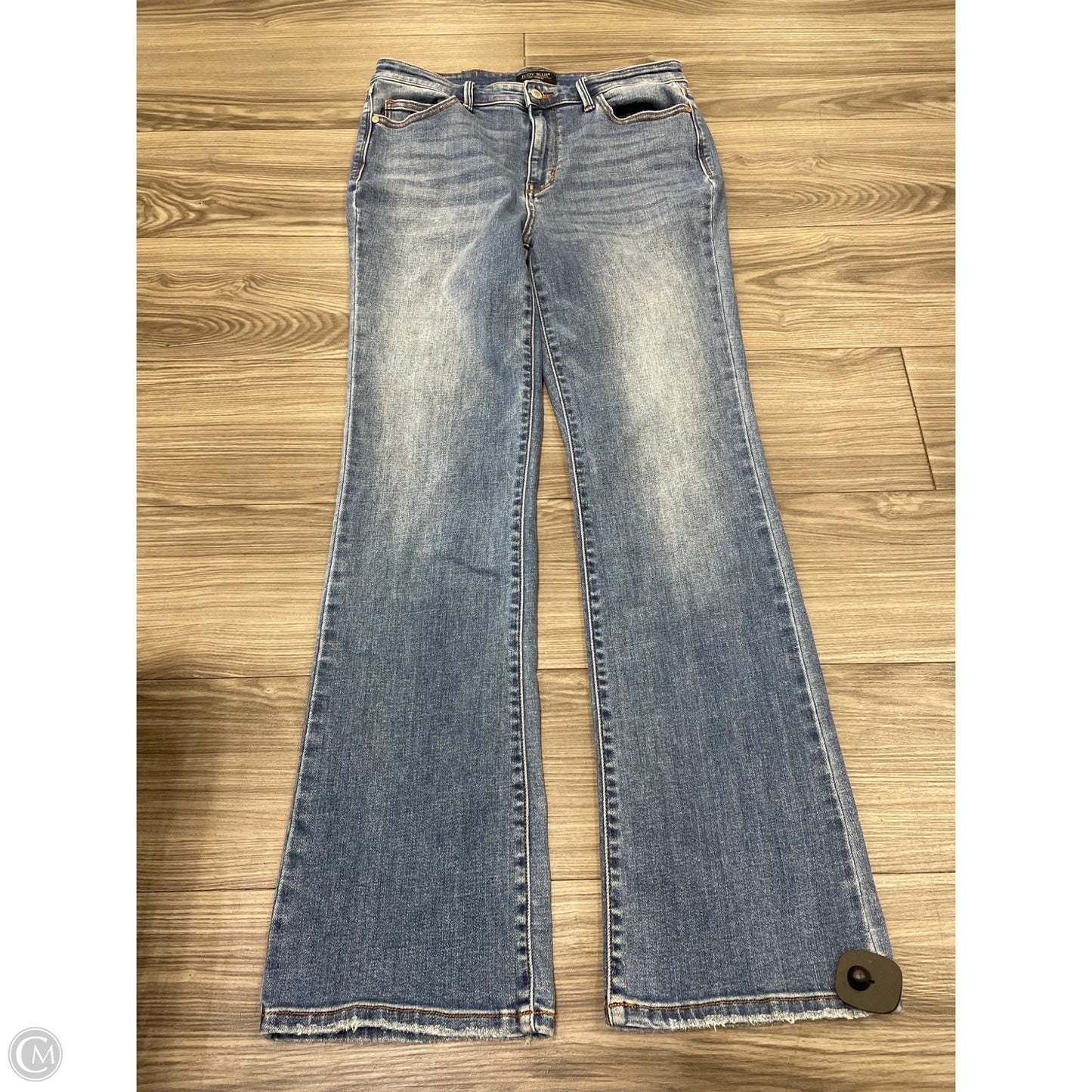 Jeans Boot Cut By Judy Blue In Blue, Size: 12