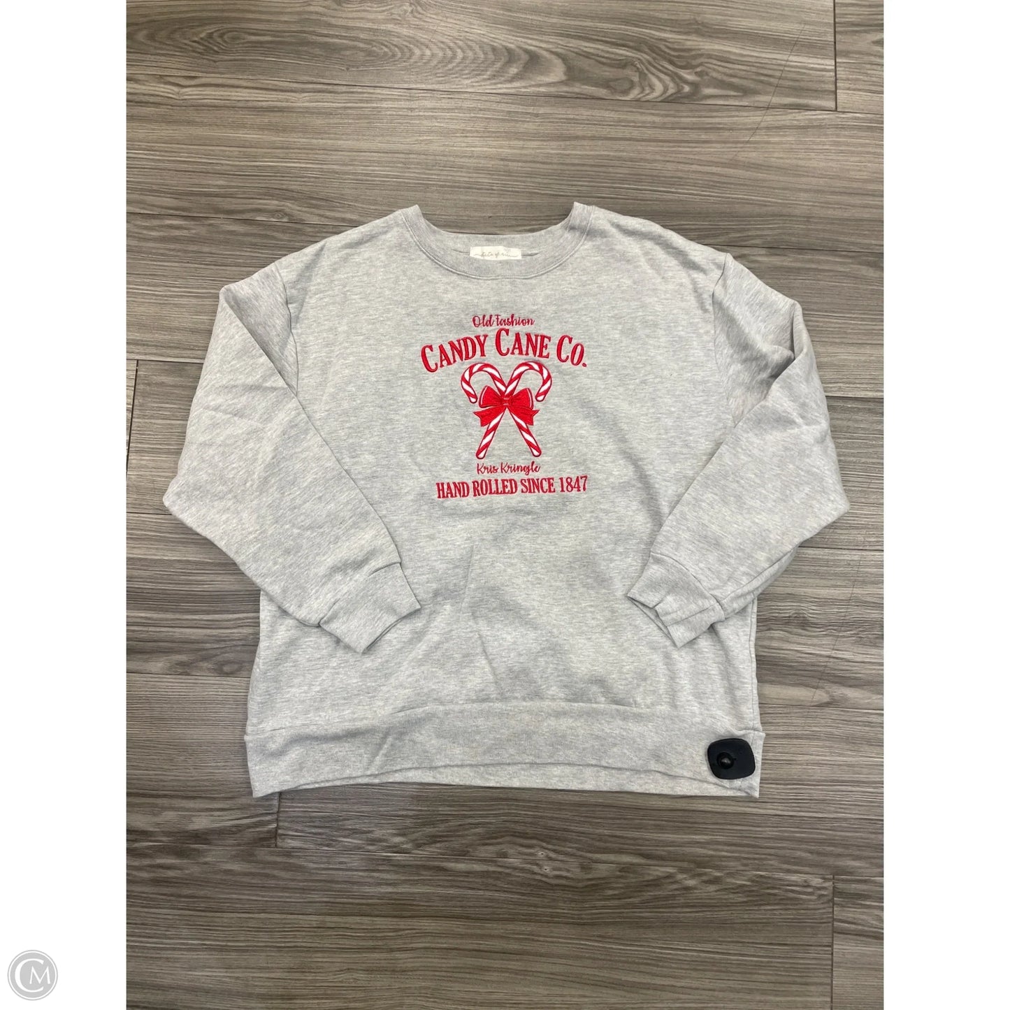Sweatshirt Crewneck By State Of Mine In Grey, Size: Xl