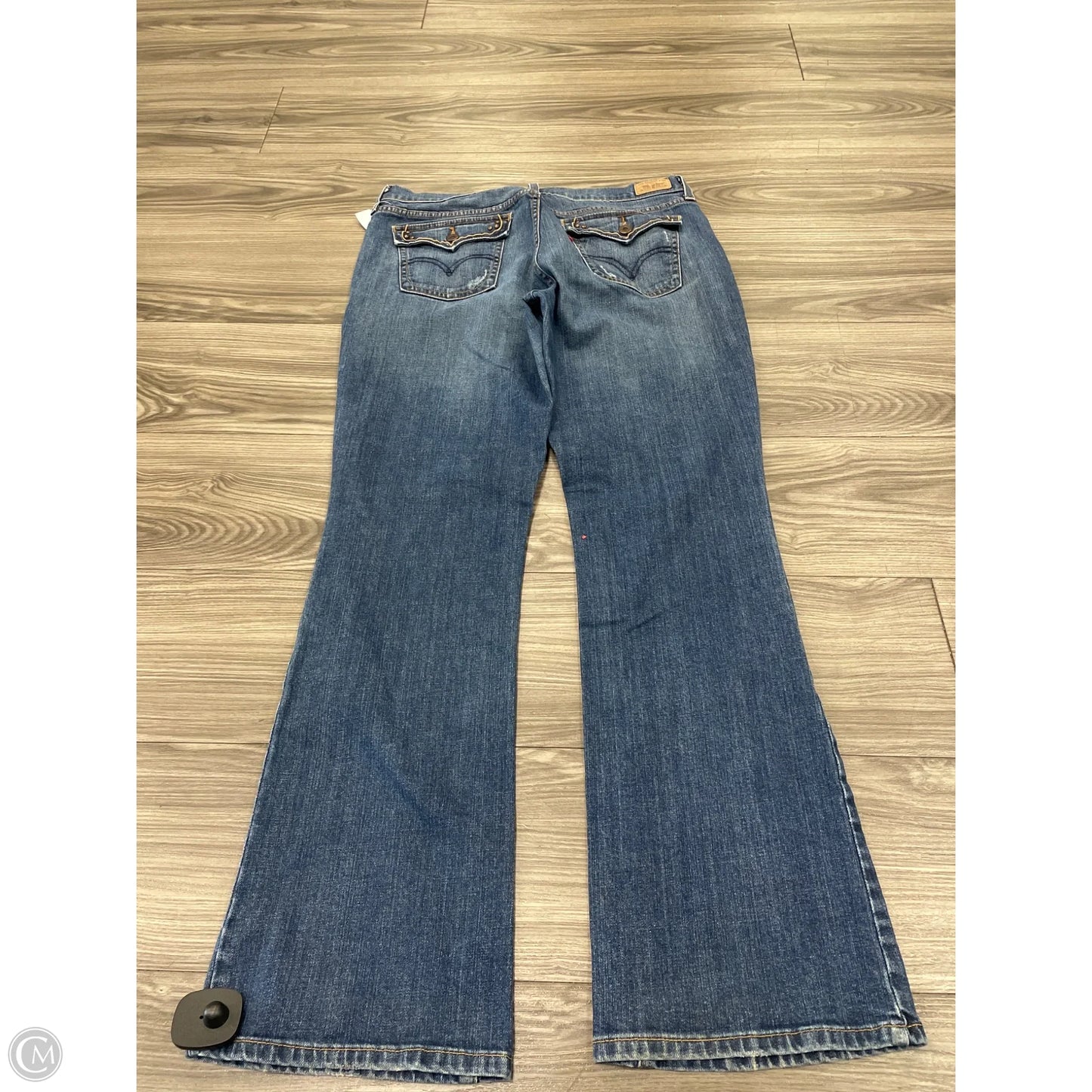 Jeans Boot Cut By Levis In Blue, Size: 12