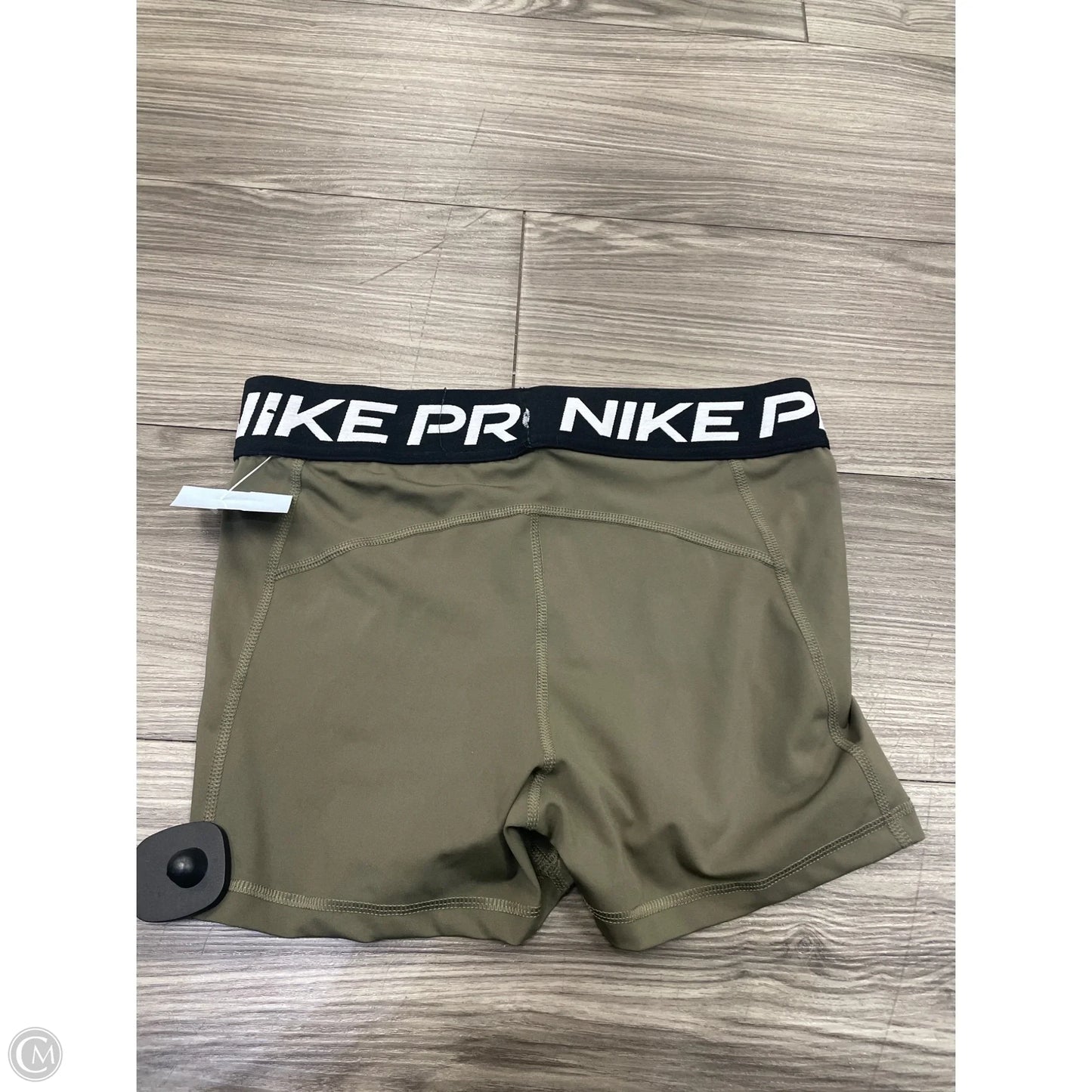 Athletic Shorts By Nike In Green, Size: S