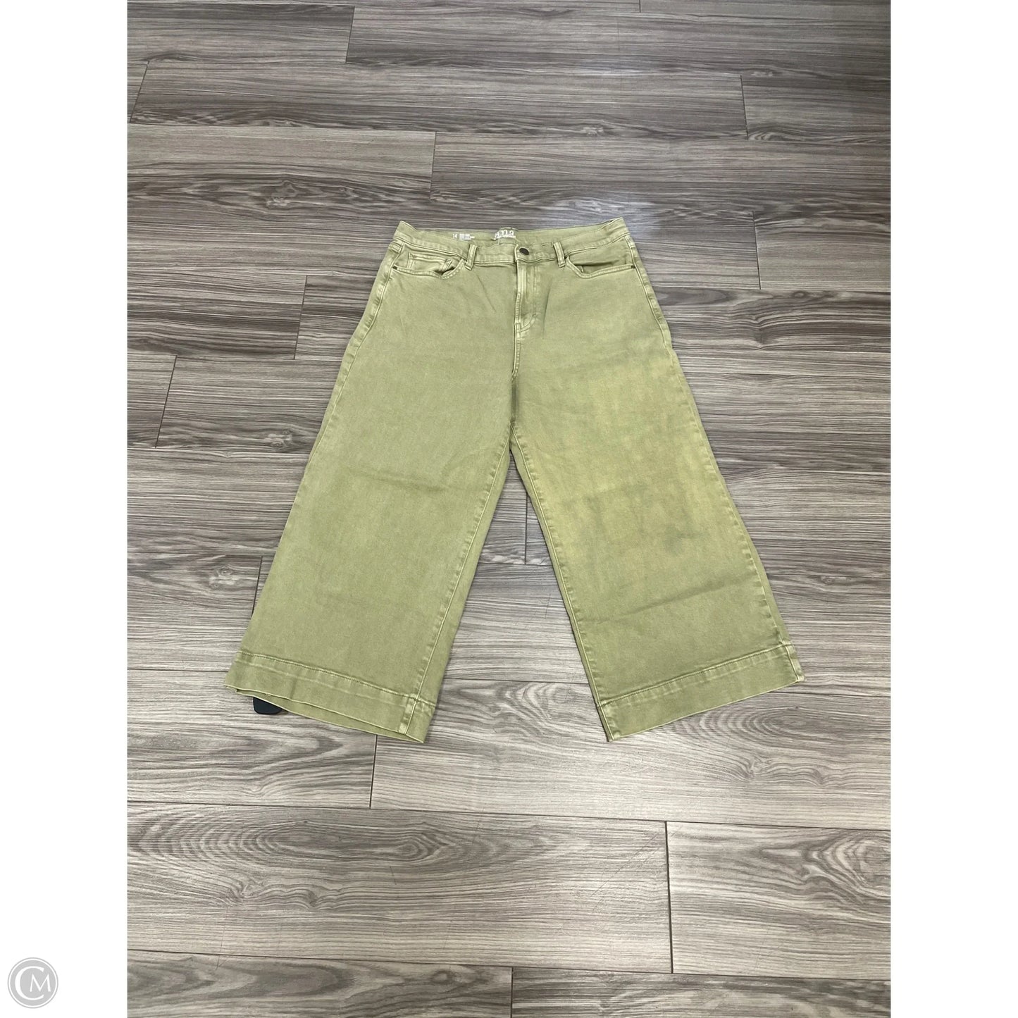 Pants Wide Leg By Ana In Green, Size: 14