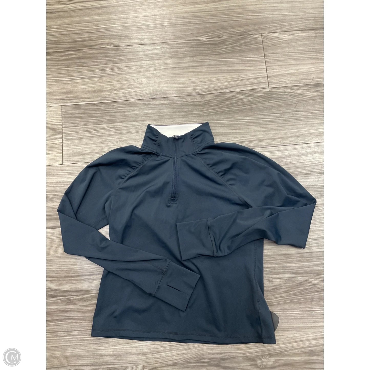 Athletic Top Long Sleeve Collar By Daily Thread In Navy, Size: Xl