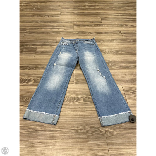 Jeans Wide Leg By Clothes Mentor In Blue, Size: 16