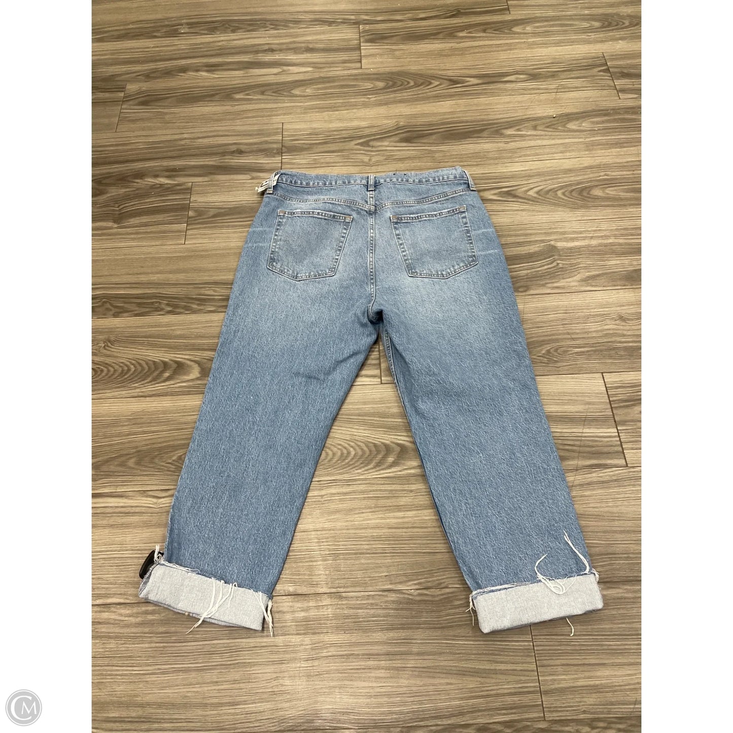 Jeans Wide Leg By Gap In Blue, Size: 16