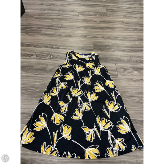 Dress Casual Midi By Apt 9 In Floral Print, Size: S