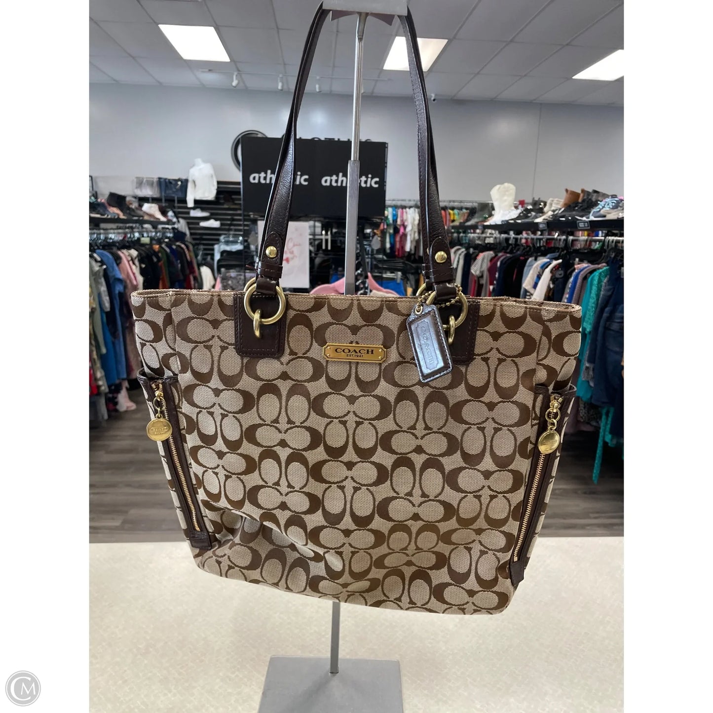 Handbag Designer By Coach, Size: Medium