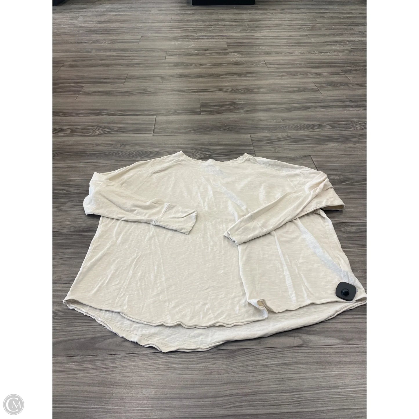 Top Long Sleeve By Zella In Cream, Size: Xl
