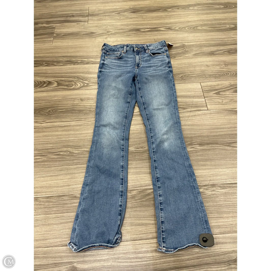 Jeans Boot Cut By American Eagle In Blue, Size: 6l