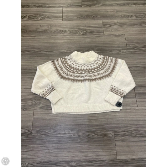 Sweater By Abercrombie And Fitch In Cream, Size: S