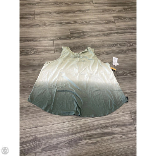 Tank Top By Terra & Sky In Green, Size: 3x