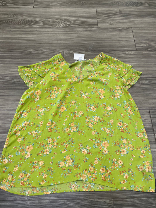 Top Short Sleeve By Dr2 In Green, Size: Xl