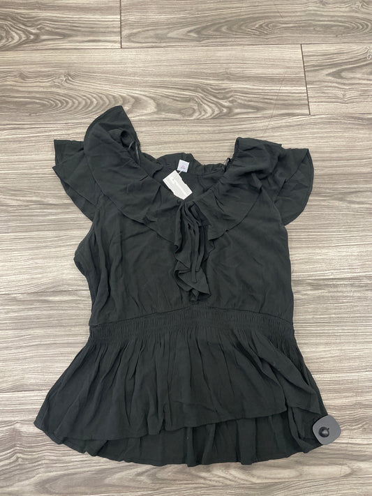 Top Short Sleeve By Old Navy In Black, Size: L