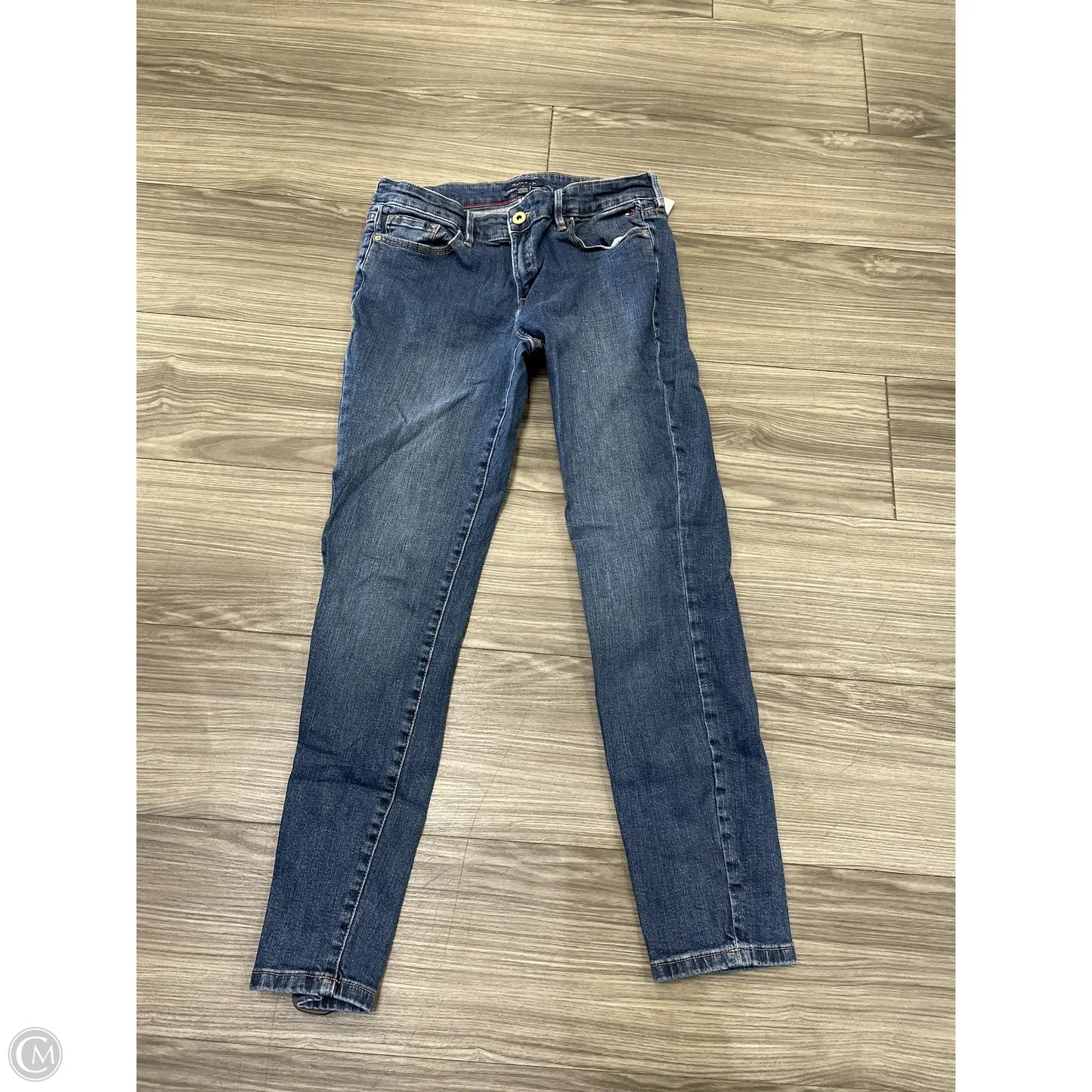 Jeans Skinny By Tommy Hilfiger In Blue, Size: 4