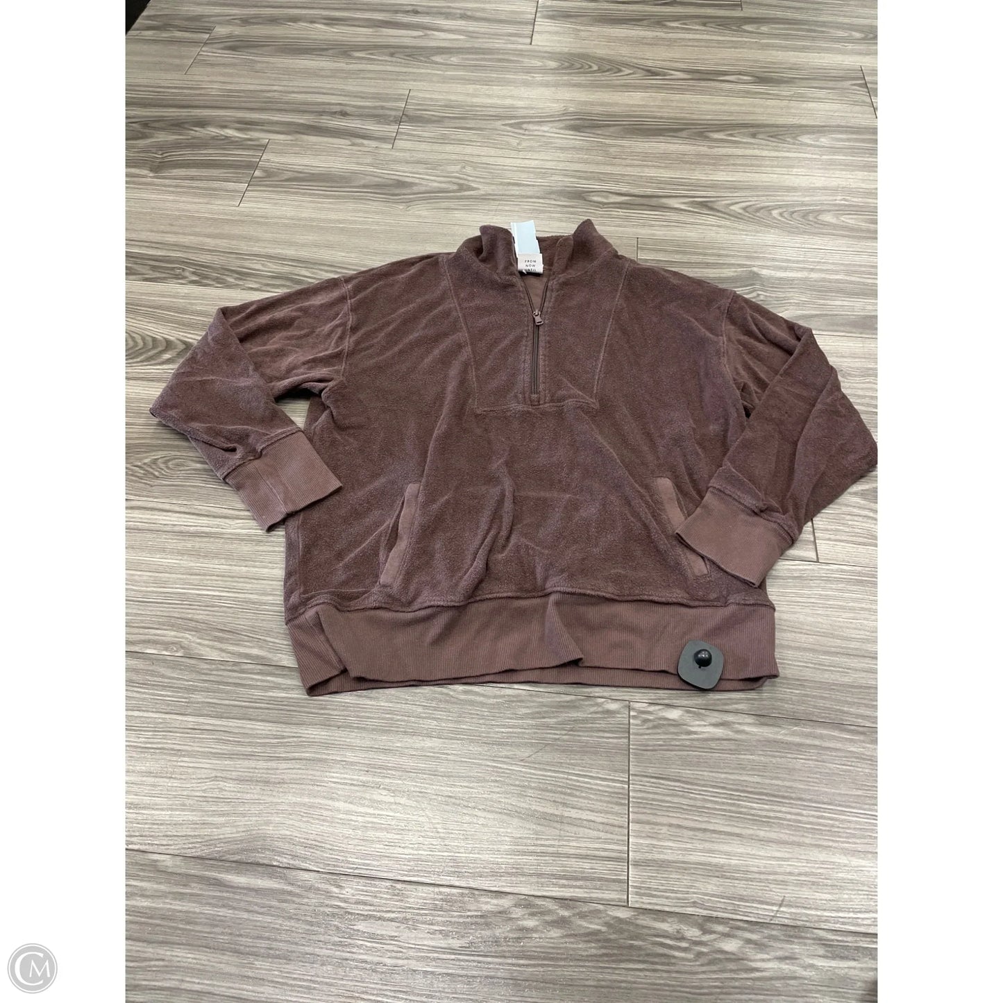 Sweatshirt Collar By Offline By Aerie In Brown, Size: M