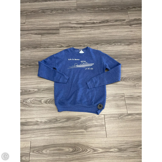 Sweatshirt Crewneck By Clothes Mentor In Blue, Size: S