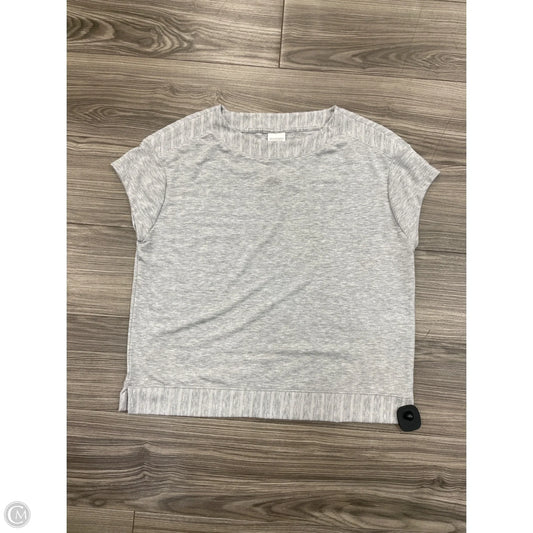 Top Long Sleeve Basic By Chicos In Grey, Size: Xl