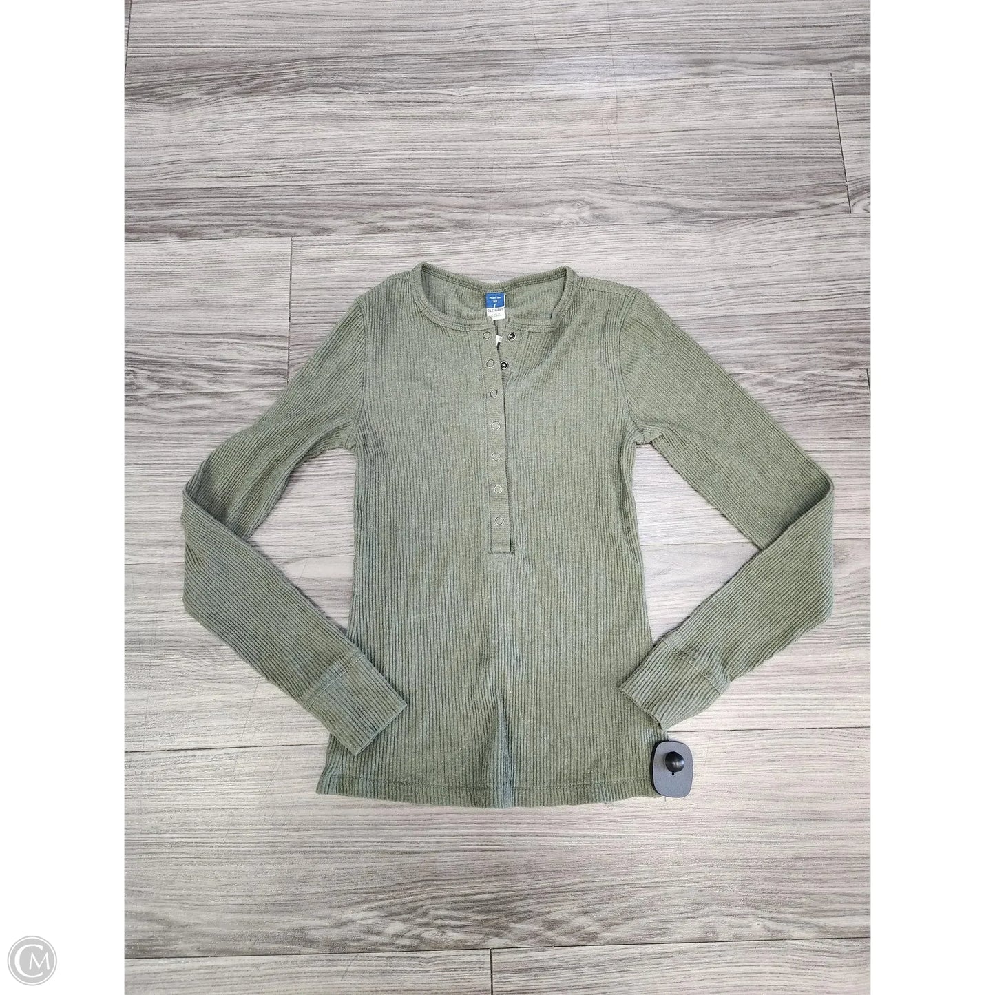 Top Long Sleeve By Old Navy In Green, Size: Xs