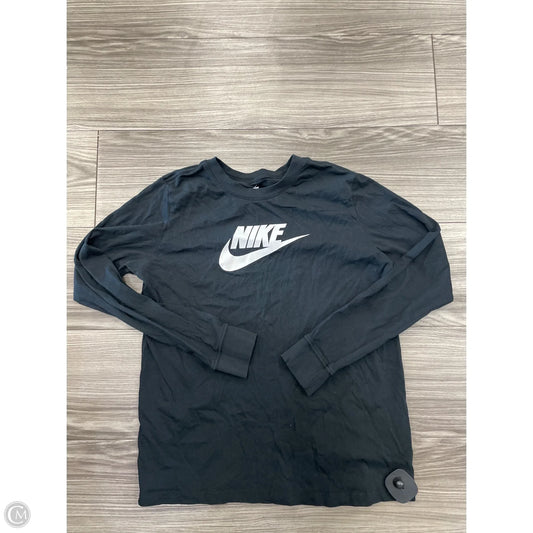 Top Long Sleeve Basic By Nike In Black, Size: Xl