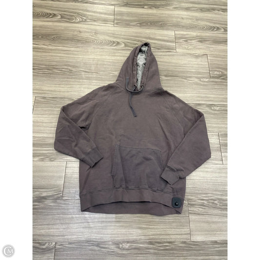 Sweatshirt Hoodie By Hanes In Brown, Size: Xl