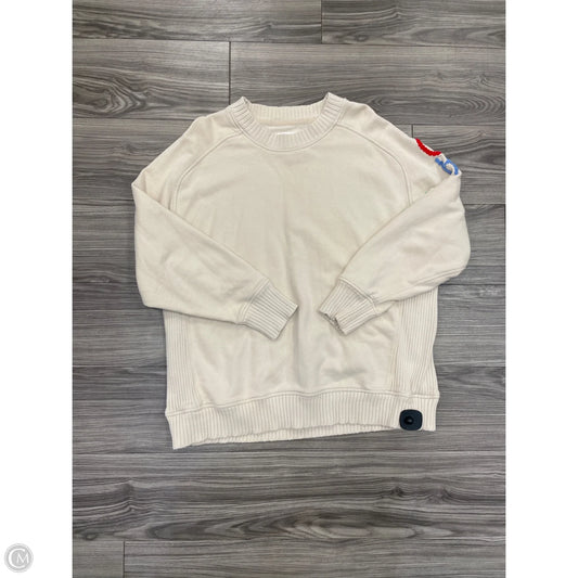 Sweatshirt Crewneck By Aerie In Beige, Size: M