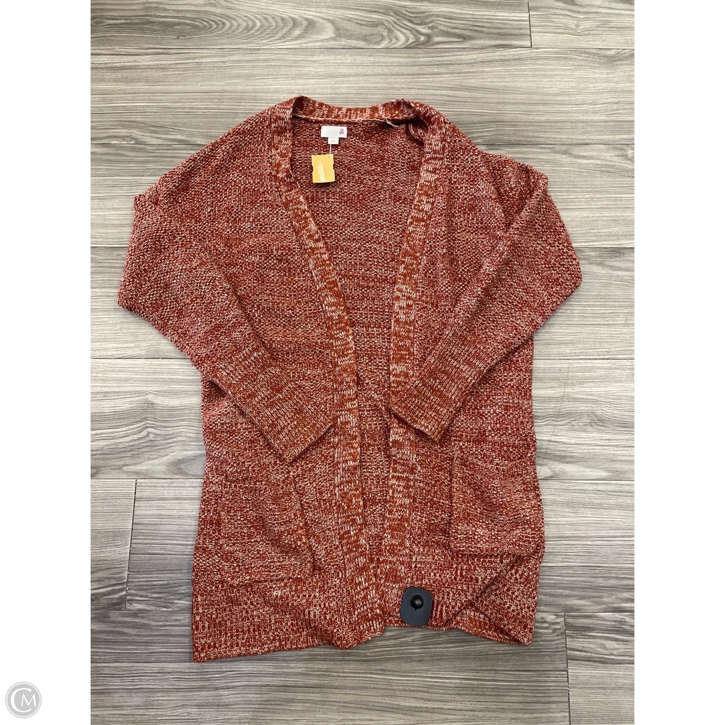 Cardigan By So In Orange, Size: L