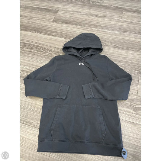 Athletic Sweatshirt Hoodie By Under Armour In Black, Size: S