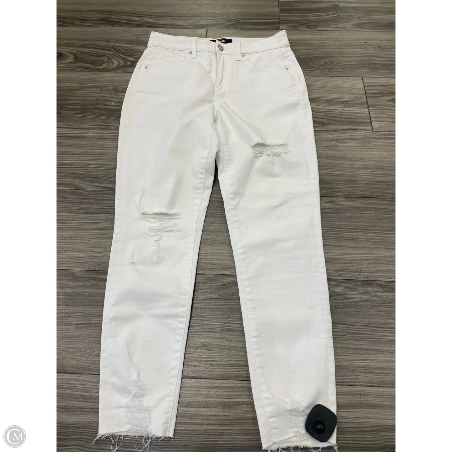 Jeans Boyfriend By Lularoe In White, Size: 28