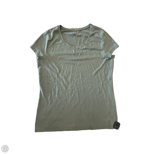 Top Short Sleeve Basic By No Boundaries In Green, Size: 3x