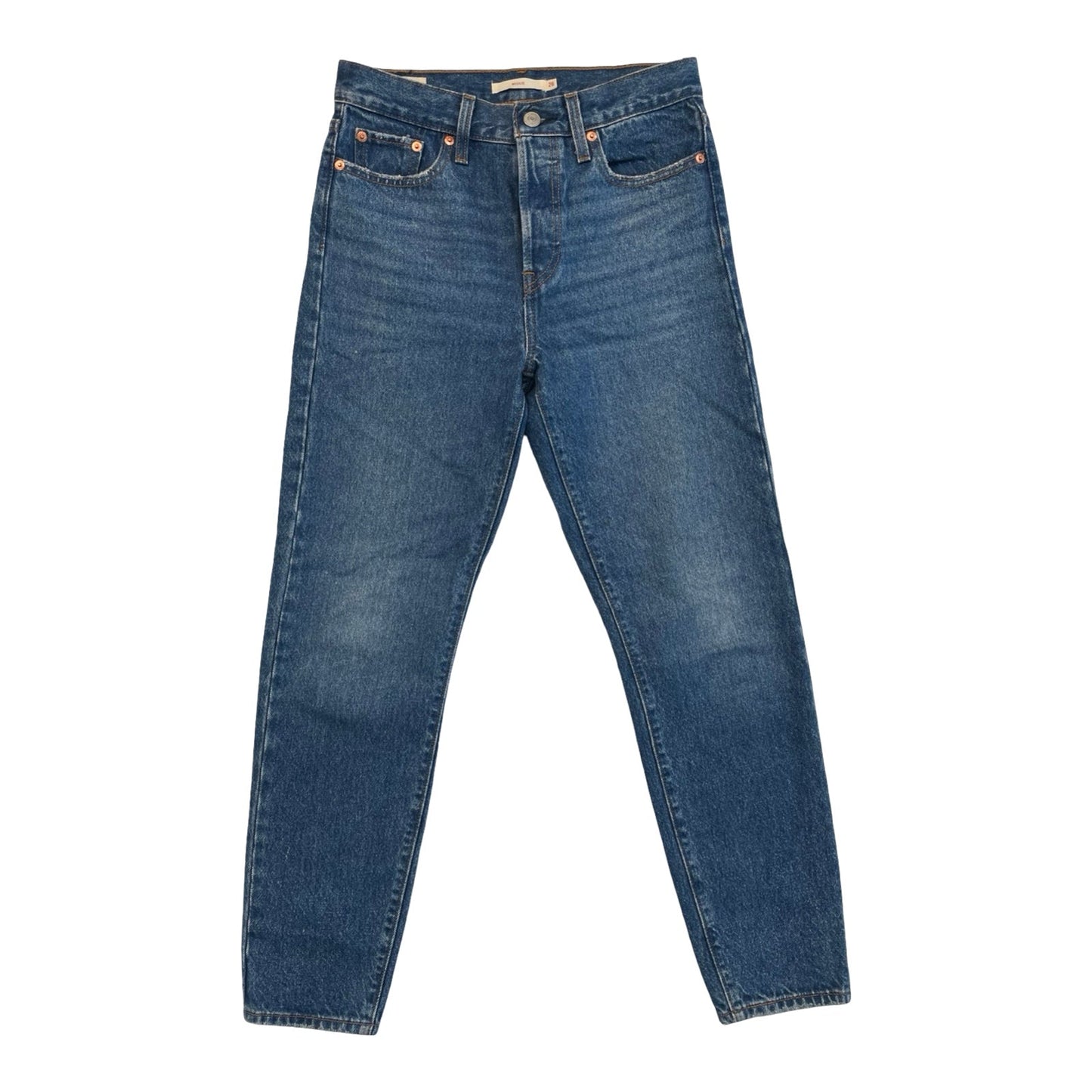 Jeans Boyfriend By Levis In Blue Denim, Size:2