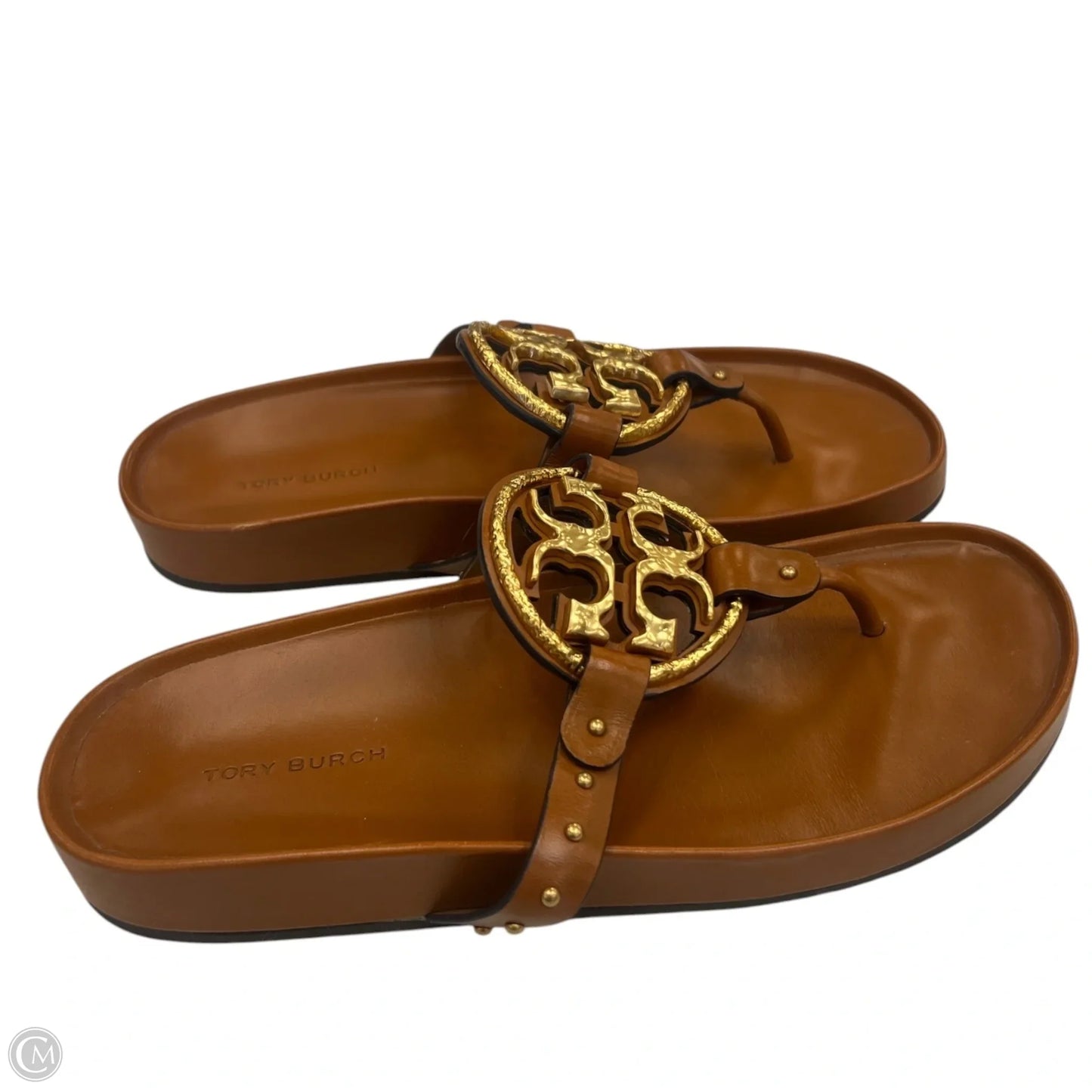 Sandals Designer By Tory Burch In Brown, Size: 7.5