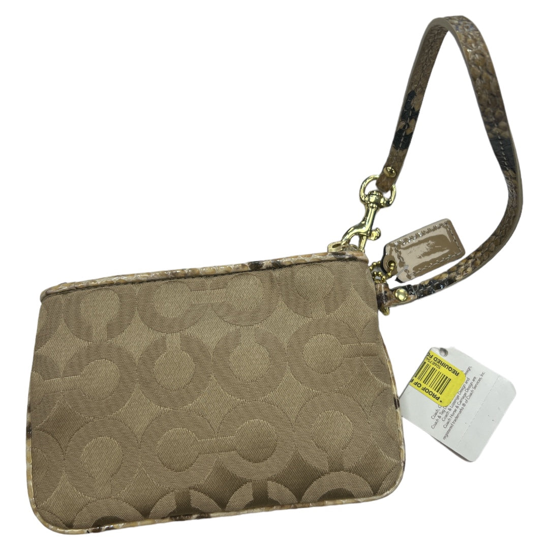 Wristlet Designer By Coach  Size: Small