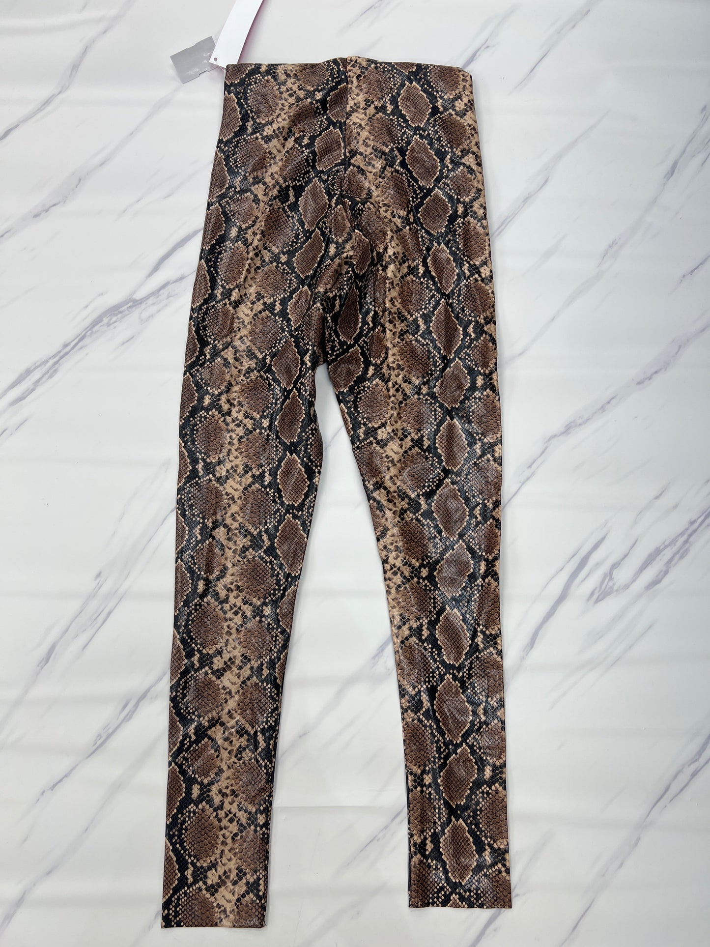 Pants Leggings By Cma In Snakeskin Print, Size: L