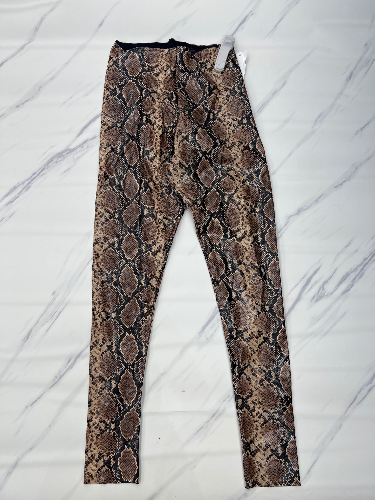 Pants Leggings By Cma In Snakeskin Print, Size: L