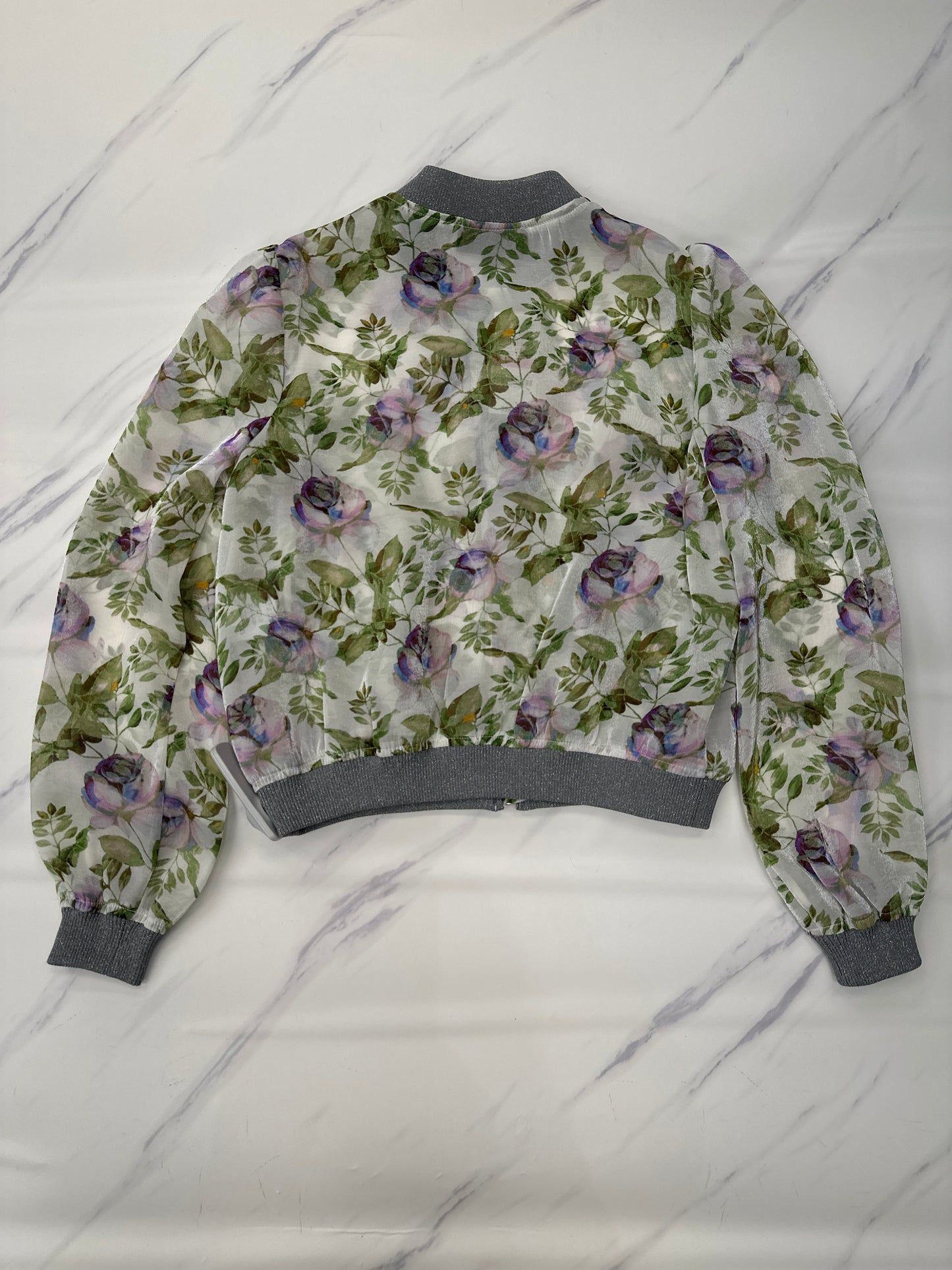 Jacket Shirt By Inc In Floral Print, Size: Sp