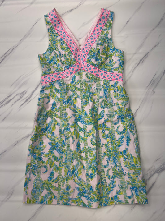 Dress Designer By Lilly Pulitzer In Blue & Pink, Size: 6